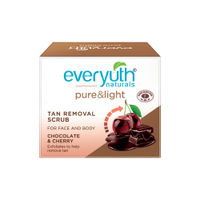 Everyuth Naturals Pure & Light Chocolate And Cherry Tan Removal Scrub