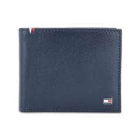 Tommy Hilfiger Accessories Kamron Mens Leather Global Coin Wallet Navy