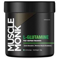 Muscle Monk L glutamine Powdered Supplement   Unflavoured