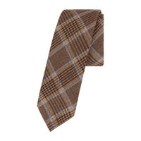 Closet Code Brown Plaid Tie