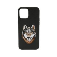 TREEMODA Black Fox Leather Case For Apple Iphone