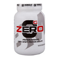Big Muscles Nutrition Zero Protein Powder From 100% Whey Isolate Cafe Latte Powder