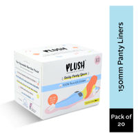 Plush 100% Pure US Cotton Panty Liners - 20Pcs
