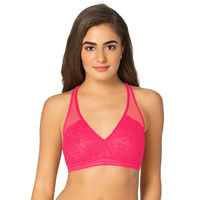 Amante Sheer Lush Non-Wired Bralette - Pink