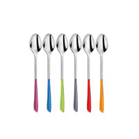 Amefa 6-piece Eclat Iced Teaspoon Set Multi Coloured