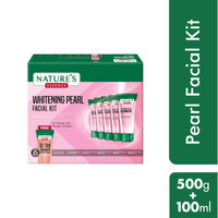 Nature's Essence Whitening Pearl Facial Kit, 500g+100ml