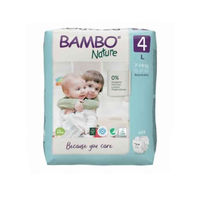 Bambo Nature Premium Baby Diapers - Large Size, 24 Count, For Toddler Baby