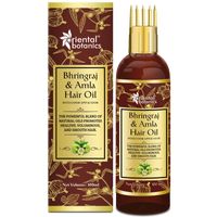 Oriental Botanics Bhringraj & Amla Hair Oil With Comb Applicator