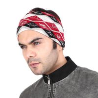 Bharatasya Warm Woolen Headband Ear Warmer Earmuffs Ear Cap Ear Cover White Black Red for Men