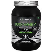 Six Pack Nutrition 100% Whey Protein Powder - Vanilla