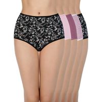 Everyday By Amante Assorted High Rise Full Brief (Pack Of 5) - Multi-Color