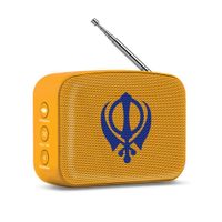 Saregama Carvaan Mini 2.0 Gurbani- Music player with Bluetooth/ FM/AM/AUX (Saffron Orange)