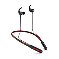 Foxin KOLLAR 101 Bluetooth Wireless Sports Neckband Earphones (Black Red)