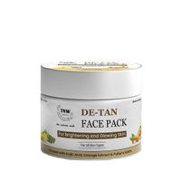 TNW The Natural Wash Tan Removal D-Tan Face Pack for Glowing Skin with Orange Extract