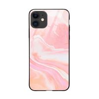 ToCloset Pink Abstract Iphone 12 Glass Case Cover