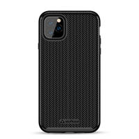 Stuffcool Pine Unique Textured Dual Layer Hard Back Case For Apple Iphone 11 Pro Max 6.5 - Black
