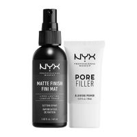 NYX Professional Makeup Matte Setting Spray + Pore Filler Foundation