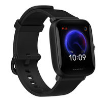 Amazfit BIP U Smartwatch, SpO2&Stress Monitor,HD Color Display,60 Sports Mode (Black)