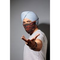 The Cover Up Project Mask For The Turban Man - Paaji (Pack Of 3, Holiday) - Multi-Color (Free Size)
