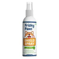 Frisky Paws Neem Shield Ticks & Fleas Treatment And Repellent Spray For All Breeds