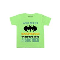 KNITROOT Superheroes Printed T-shirt - Green