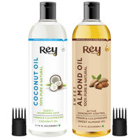 Rey Naturals Cold Pressed Coconut Oil & Sweet Almond Oil