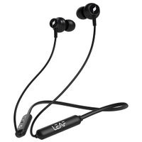 Leaf Flex Wireless Bluetooth Earphones with 8 Hours Battery and mic (Carbon Black)