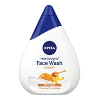 NIVEA Women Face Wash for Dry Skin, Milk Delights Honey