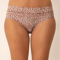 Nykd by Nykaa Trendy Super Stretch Hipster Panty-NYP342-Brown Polka