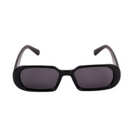 Voyage Black Rectangle Sunglass for Unisex (98039MG3598)