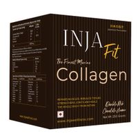 Inja Fit Marine Collagen for Skin, Joints and Muscles, with Vit C & Glucosamine - Chocolate Flavour