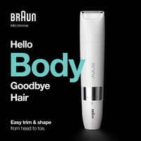 Braun Body Mini Trimmer Bs1000- Electric Body Hair Removal For Everybody- For On-the-go