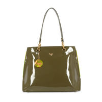 Baggit L Volcano Elana 8 Olive Solid Handbag