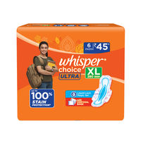 Whisper Choice Ultra Xl 6s Sanitary Pads for Women