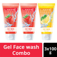 Lakme Blush & Glow Strawberry and Lemon Facewash Combo (100gm)