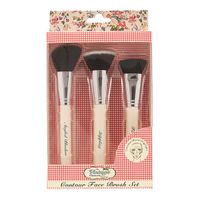 The Vintage Cosmetic Company Contour Face Make-Up Brush Set