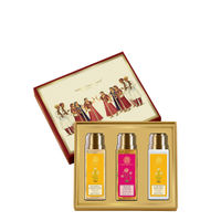 Forest Essentials Honey Vanilla Skin Care Trio (Face Wash + Body Wash + Body Lotion)