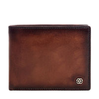 Eske Paris Jim Bi-Fold Leather Men's Wallet, Tan