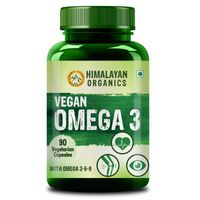 Himalayan Organics Omega 3 6 9 Vegan Natural Nutrition Supplement