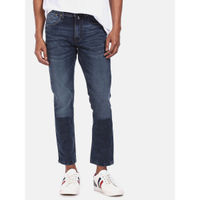 AD By Arvind Men Blue Mid Rise Stone Wash Jeans