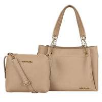 Bagsy Malone Beige Women Tote Combo Set Of 2
