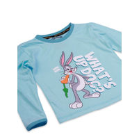 Napchief Looney Tunes Organic Cotton Pajama Set Girls - Blue