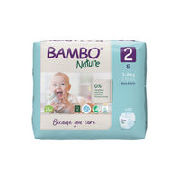 Bambo Nature Premium Baby Diapers - Small Size, 30 Count, For Infant Baby