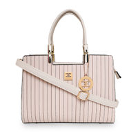 ESBEDA Off White Color Solid Pattern Top Handle Handbag For Women