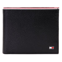 Tommy Hilfiger Accessories Konnor Mens Leather Global Coin Wallet Black
