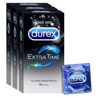 Durex Extra Time Condoms For Men - 10 Units (Pack Of 3)
