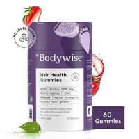 Be Bodywise 5000 mcg Biotin Gummies for Healthy Hair With Added Zinc & Multivitamins