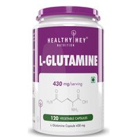 HealthyHey Sports L-Glutamine - 430mg - Capsules