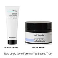 Minimalist 3% Sepicalm Face Moisturiser for Oily, Acne Prone & Sensitive Skin (Fragrance Free)
