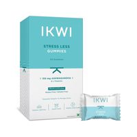 IKWI Stress Less Gummies With 150 Mg Ashwagandha + L-theanine, Blueberry & Lemon